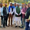 चौहरमल जयंती को लेकर सासाराम में बैठक में शामिल लोग।