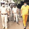 गोपालगंज पुलिस की गिरफ्त में शराब सप्लायर मंजीत कुमार।