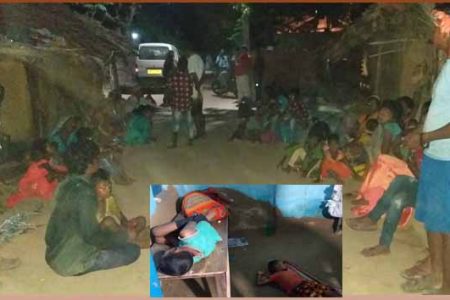 मुंगेर में प्रसाद खाकर 100 से अधिक लोग हुए बीमार, सड़क पर लिटाकर हुआ इलाज
