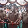 रोहतास में पुलिस चौकी का उद्घाटन करते एसपी आशीष भारती व अन्य।