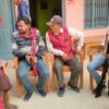 नौबतपुर के जमलपुरा पंचायत में वार्ड सदस्य संजय वर्मा की हत्या के बाद पीड़ितों को सांत्वना देने पहुंचा मौर्य शक्ति का शिष्टमंडल।