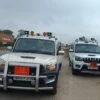 वारदात के बाद घटनास्थल पर जाकर पड़ताल करते रोहतास व कैमूर जिलों के पुलिस कप्तान।